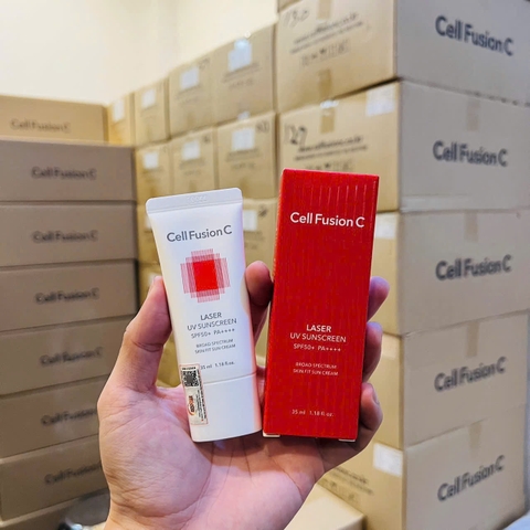 Kem Chống Nắng Cell Fusion C Suncream 100 SPF 50+ đủ màu 35ml