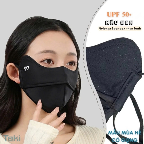 e602 - Khẩu trang chống tia UV- Proof Mask 1 lớp, có gọng, chất vải lụa mềm mịn thoáng mát chống nắng hiệu quả