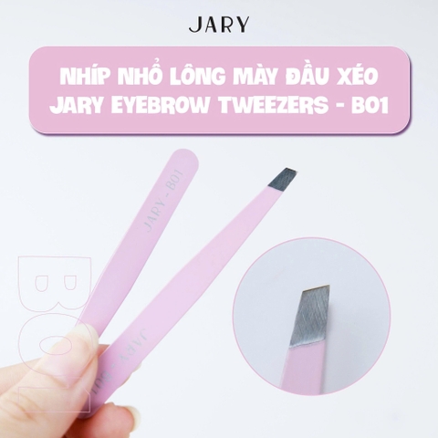 Nhíp Nhổ Lông Mày Đầu Xéo Jary Eyebrow Tweezers Tạo Dáng Mày Chuyên Nghiệp