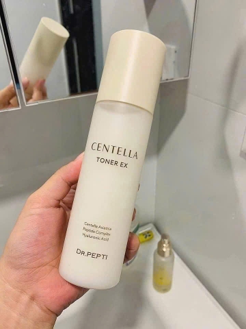 d676 - Nước Hoa Hồng Rau Má Làm Dịu, Dưỡng Sáng Giúp Da Căng Bóng Dr.Pepti Centella Toner Ex 180ml