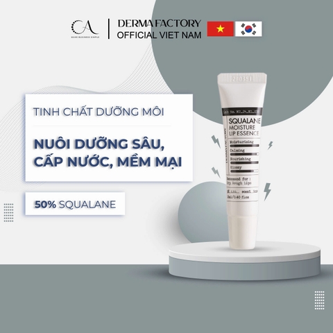 f001 - Derma Factory - Tinh chất dưỡng môi Squalane Moisture Lip Essence 12ml