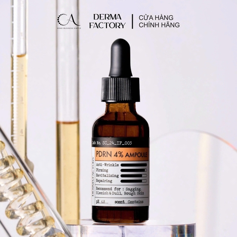f023 - Derma Factory - Tinh chất chống lão hóa chuyên sâu PDRN 4% Ampoule (30ml)