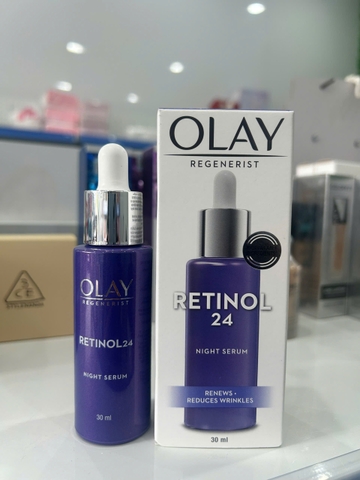 f066 - Tinh Chất Dưỡng Ban Đêm Olay Regenerist Retinol24 Tái Tạo Da Night Serum 30ml LYO