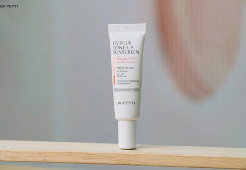 f095 - Kem chống nắng mini Dr.Pepti UV Plus Tone Up Sunscreen 8ml