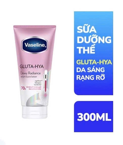 c759 - Sữa Dưỡng Thể Trắng Da Chống Nắng Vaseline Healthy Bright GLUTA-HYA 300ml