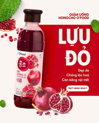 f358 - Giấm Giảm Cân Lên Men Hương Trái Cây Hàn Quốc Daesang 900ml