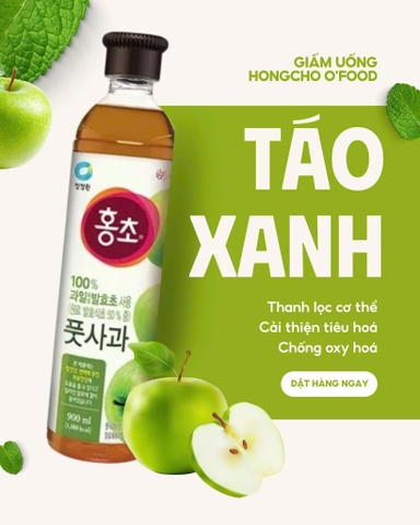 f358 - Giấm Giảm Cân Lên Men Hương Trái Cây Hàn Quốc Daesang 900ml