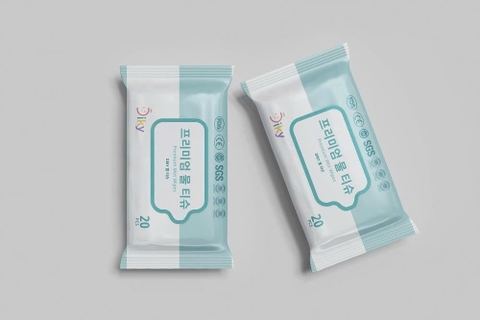 f401 - Diky - Khăn ướt Premium Wet Wipes (20 tờ)