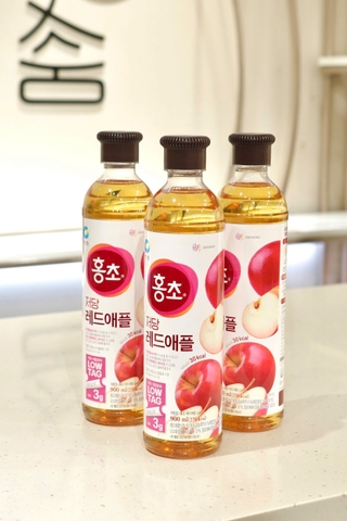 f358 - Giấm Giảm Cân Lên Men Hương Trái Cây Hàn Quốc Daesang 900ml