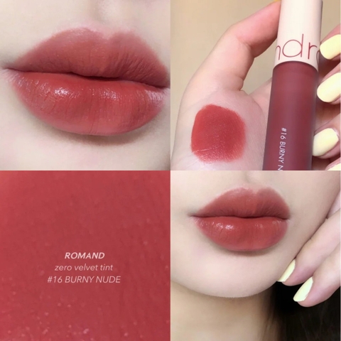 Son Romand (Son Kem Lì Zero Velvet, Son Bóng Juicy Lasting và Glasting Water Tint)