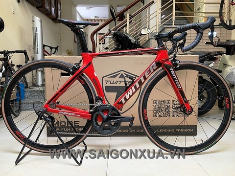 Xe đạp đua TWITTER SNIPER - Khung Carbon, full groupset Shimano 105 R7000