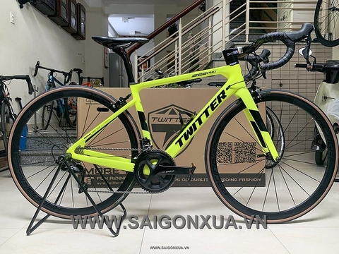 Xe đạp đua TWITTER STEALTH PRO (Tàng hình) 2020. Khung Carbon, Shimano 105 R7000