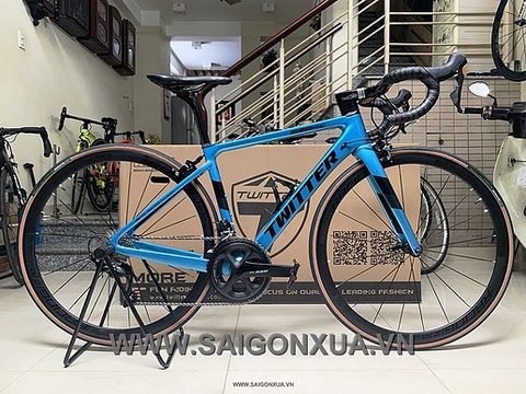 Xe đạp đua TWITTER STEALTH PRO (Tàng hình) 2020. Khung Carbon, Shimano 105 R7000