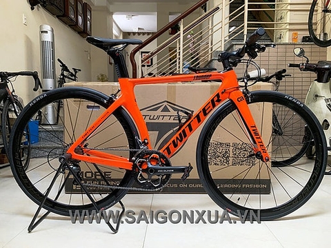 Xe đạp thể thao Road bike tay cầm ngang TWITTER THUNDER (group Shimano TIAGRA)