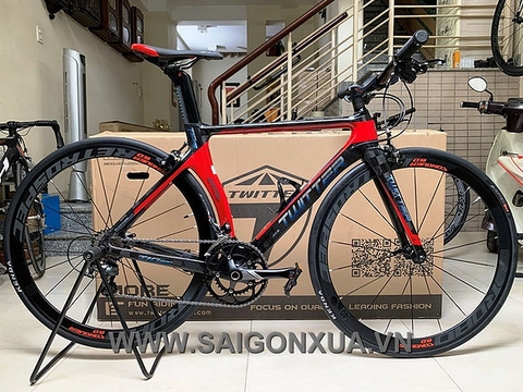 Xe đạp thể thao Road bike tay cầm ngang TWITTER T10 PRO (group Shimano TIAGRA)