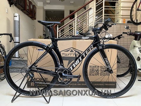 Xe đạp thể thao Road bike tay cầm ngang TWITTER THUNDER (group Shimano TIAGRA)