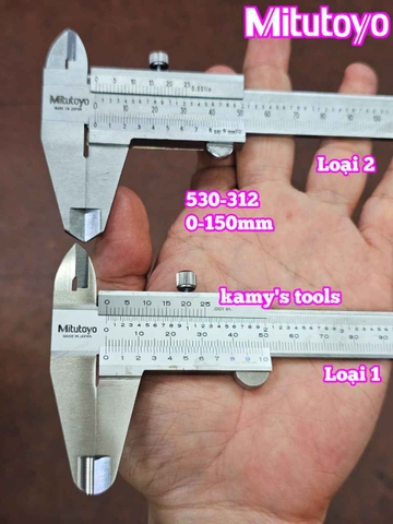 Thước kẹp cơ khí 0-150mm x0.02mm Mitutoyo 530-312