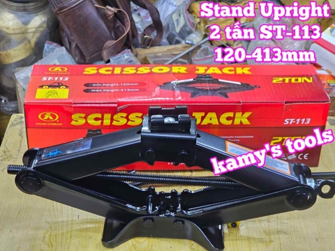 Kích con đội xếp chữ A 2 tấn Stand Upright ST-113 chiều cao 120mm-413mm chính hãng