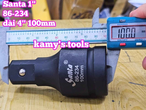 Cần tuýp nối khúc nối 1 inch Santa thép đen 4 inch 100mm 86-234