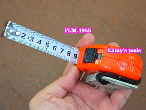FLM-1955 Thước cuộn 5.5m (5.5 mét) bản 19mm Fujiya cao cấp, thước kéo 5.5m