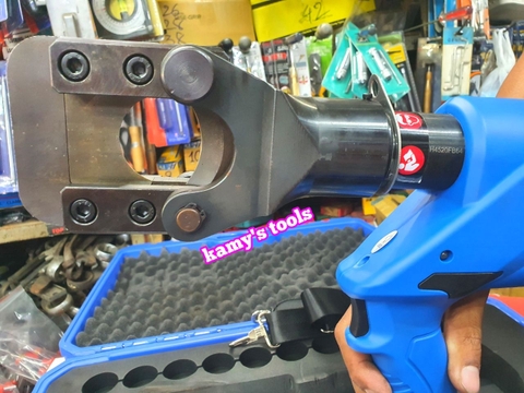 Kìm cắt cáp thủy lực dùng pin Hewlee HL-45 cắt đồng nhôm 45mm