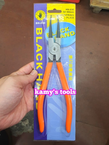 Kìm mở phe 245mm 9.5 inch Black Hand cong thẳng bóp vào bung ra BH-430 BH-431 BH-432 BH-433