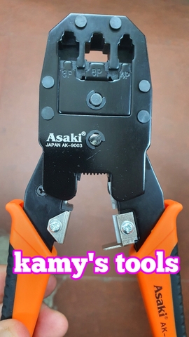 Kìm bấm mạng Asaki AK-9003 RJ10/RJ11/RJ12/RJ45, Kìm Bấm Mạng Lan