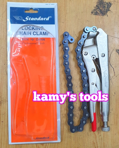 Kìm bấm xích 10 inch xích dài 20 inch Standard mở 30mm-140mm