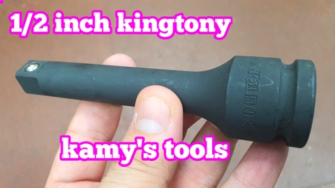 Đầu nối khúc nối đen cao cấp 1/2 inch Kingtony dài 3 inch 4 inch 5 inch 4260-03 4260-04 4260-05, cần nối