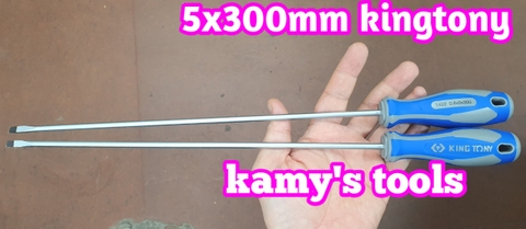 Tua vít bake dẹp kingtony ph1 5mm dài 300mm model 14210112 14220512, tô vít
