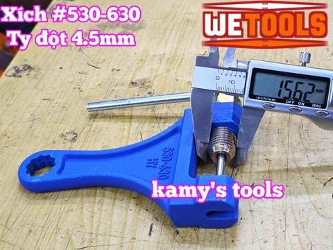 Dụng cụ cắt đột cảo tháo mắt xích sên xe phân khối lớn và xích tải công nghiệp 530-630 Wetools WT-HY-1074