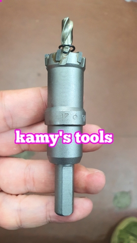 Mũi khoét inox sắt đầu hợp kim công nghệ Đức cao cấp 15mm-53mm