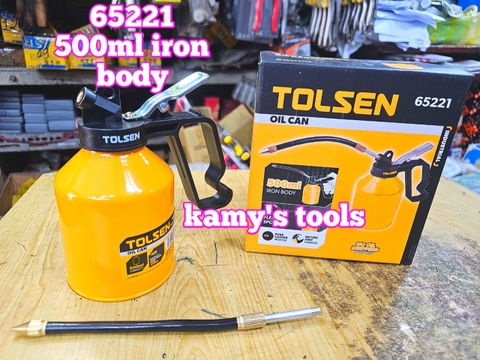65221 Bình xịt dầu nhớt bình bơm nhớt 500ml Tolsen thân sắt