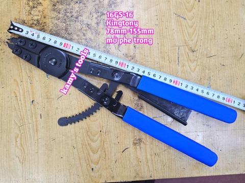 Kìm mở phe trong Kingtony 16 inch dài 405mm 68GS-16 mở phe đường kính 78-155mm