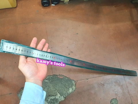 Thước lá inox 1m (1 mét) bản 30mm hệ inch và mét Berrylion model 00722058