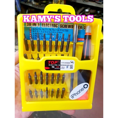 Bộ Tua Vít Sửa Điện Thoại, Iphone, Đồng Hồ 30 Mũi Đa Năng Top TPD-30208