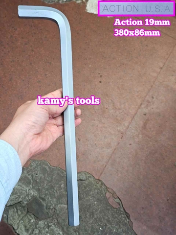 Lục giác đầu bằng  Action 19mm dài 380mm ACK-62219