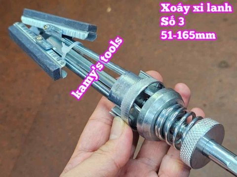 Dụng cụ doa mài xoáy lồng xy lanh động cơ 3 inch 51-165mm dài 300mm L+R+T và Bộ 3 đá mài (bán lẻ từng món)