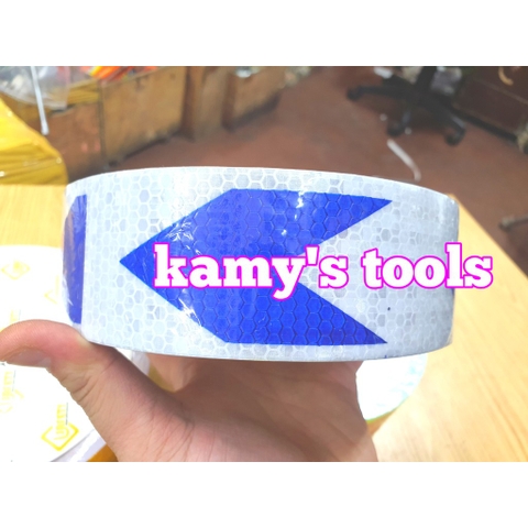 Băng keo phản quang 3M hình mũi tên bản 5cm dài 50m (1 cuộn)