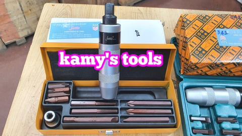 Bộ tua vít đóng tự động và lấy ốc vít gãy Santa 12 chi tiết, tô vít đóng