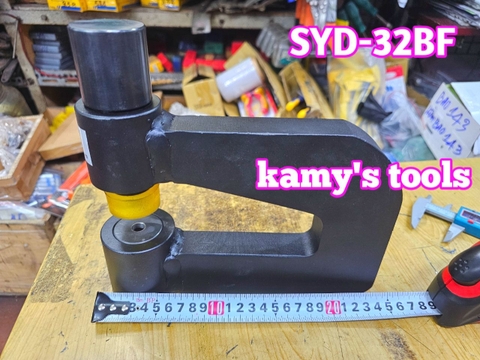Đầu đột lỗ thủy lực SYD-32BF họng sâu 150mm khuôn đột 6 8 10 12 14 16 18 20mm kamytools