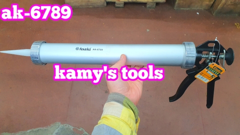 Dụng cụ bơm bắn keo xúc xích silicon ak-6789 dài 375