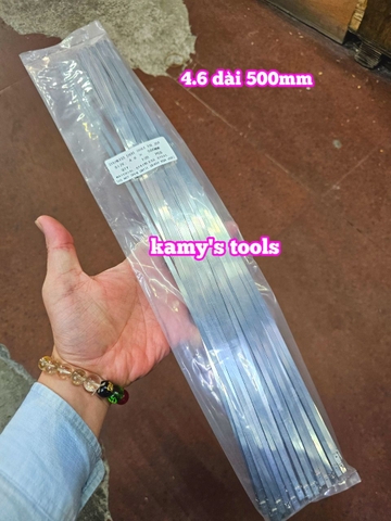 Dây thít dây rút inox 4.6mm 7.9mm inox 304 dài 100mm 150mm 200mm 250mm 300mm 350mm 400mm 500mm 600mm 800mm 1000mm 1200mm