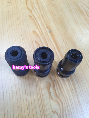 Đầu chuyển bulong bu lông khẩu 1/2 inch sang bắn vít chuôi lục giác 6.35mm dài 50mm loại 1 2 3