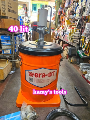 40 lít Máy bơm mỡ hơi khí nén WERA-GT