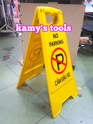 Biển cảnh báo chữ A cấm đậu xe No Parking