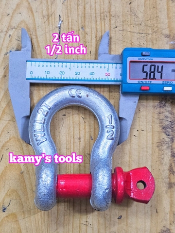 Ma ní omega 2 tấn 1/2 inch đường kính ty ren 15mm