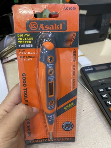 Bút thử điện điện tử Asaki AK-9059 và có đèn AK-9058