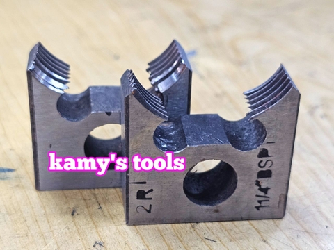 Dao tiện ren ống bằng tay model 112 kích cỡ 21mm 27mm 34mm 42mm 19mm 25mm 31mm bước ren BSPT Wetools