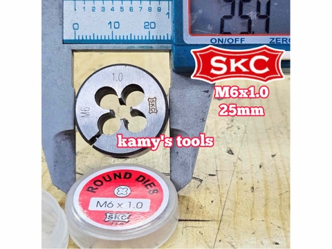 Bàn ren SKC M6x1.0 (6x1.0) đường kính 25mm Nhật SKC-432506A
